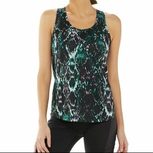 5/$15 Bundle Deal Fila Sport Racerback Tank size Small Snakeskin